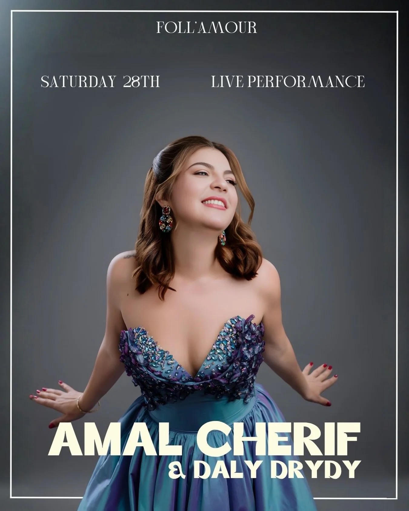 This Saturday 28th, step into the ambiance of Foll’Amour ❤️ and exper...