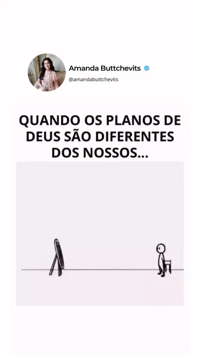 DEUS SABE O QUE É MELHOR PARA CADA UM DE NÓS Nem sempre entendemos os...