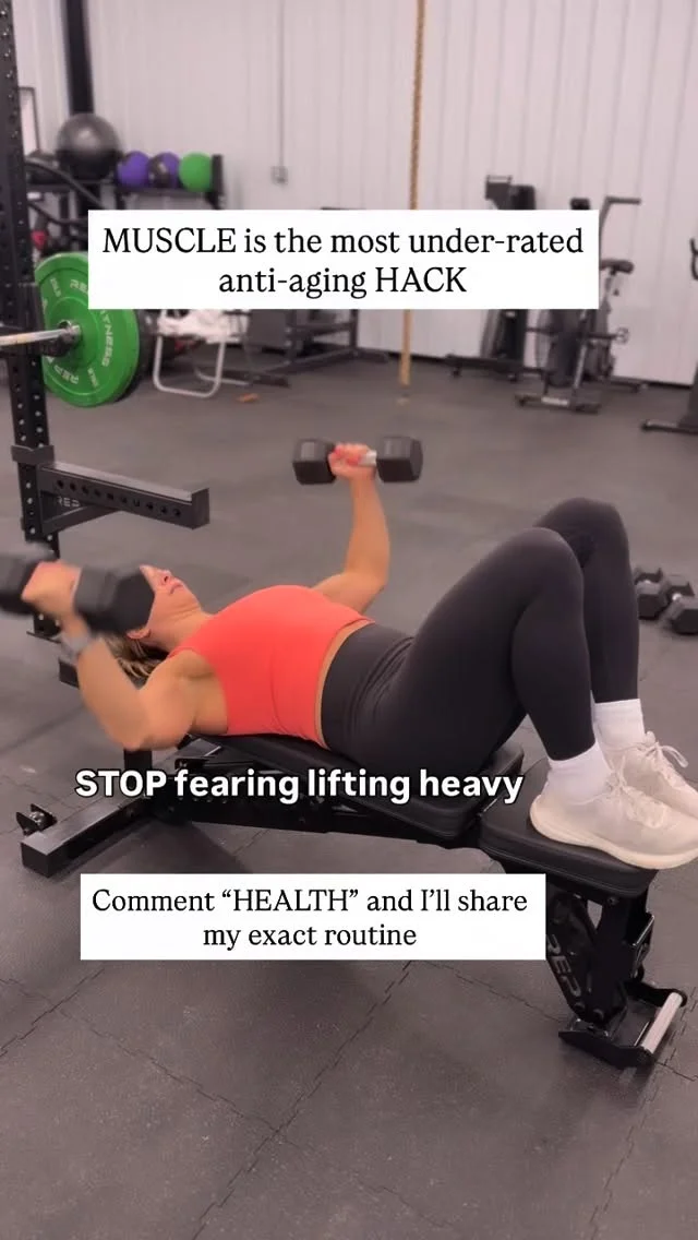 Muscle is one of the most underrated anti-aging hacks. What I focus o...