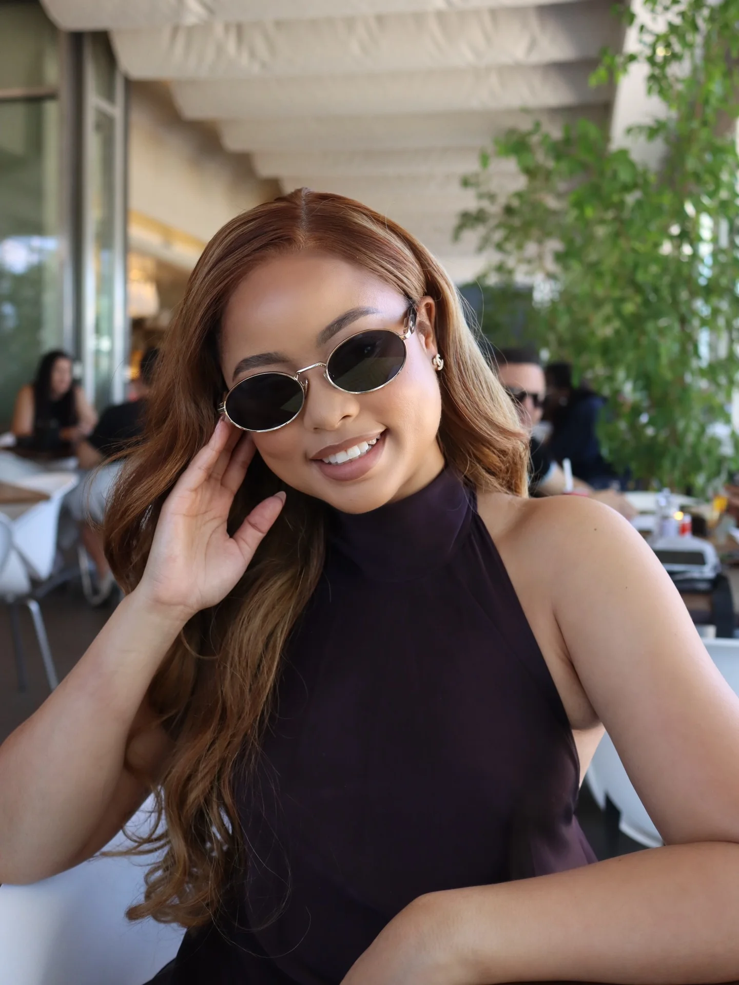 A new hair color for a pop of color 💇‍♀️