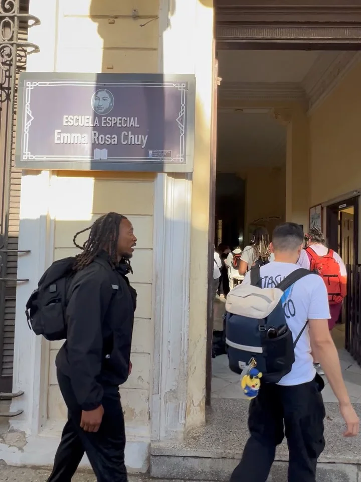 We visited Escuela Especial Emma Rosa Chuy in Old Havana to deliver a...