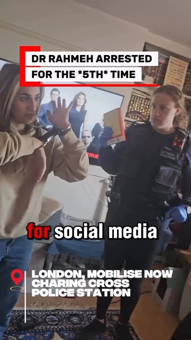 Via @hcwsagainstcensorship ⚠️ DR RAHMEH ALADWAN HAS BEEN ARRESTED FOR...