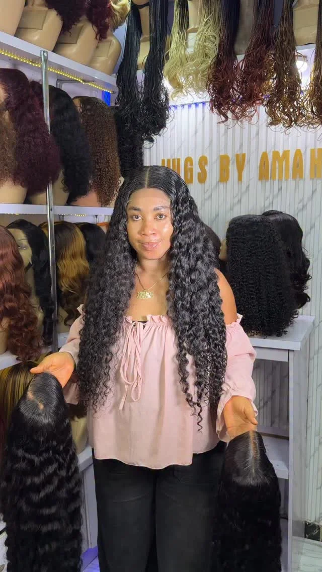 RAW DONOR DEEP CURLS WITH 5BY5 CLOSURE EASTER PROMO PRICES 😍🎁👌 350...