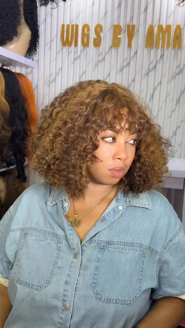 PIANO PIXIE CURL FRINGE 😍 NOW - 159,999 ✅ WAS - 180,000 ❌ TEXTURE :...