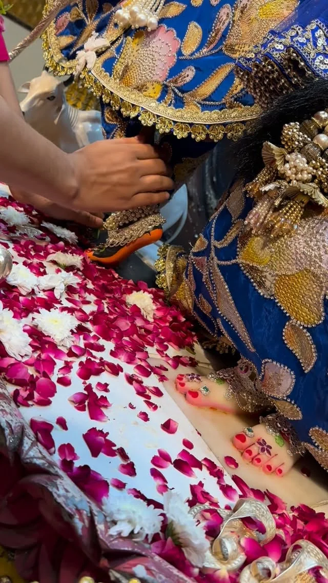 श्यामा तेरे चरणों की 🥺 #reelshreeradhegovind_dham