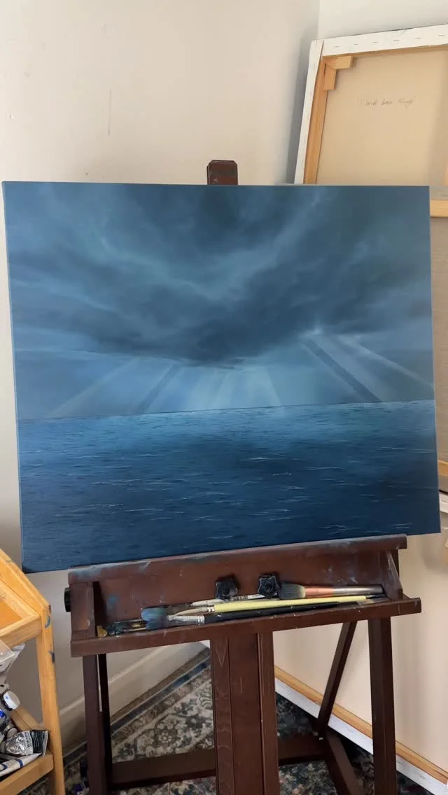 ‘A Break In The Darkness’ is a painting all about hope conquering all...