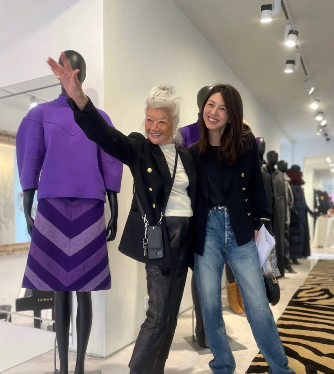 大変大変遅ればせながら💦 今回のAutomne-Hiver 2026-27でなんと90回目のコレクションを迎えられた順子さんと✨ いつお...
