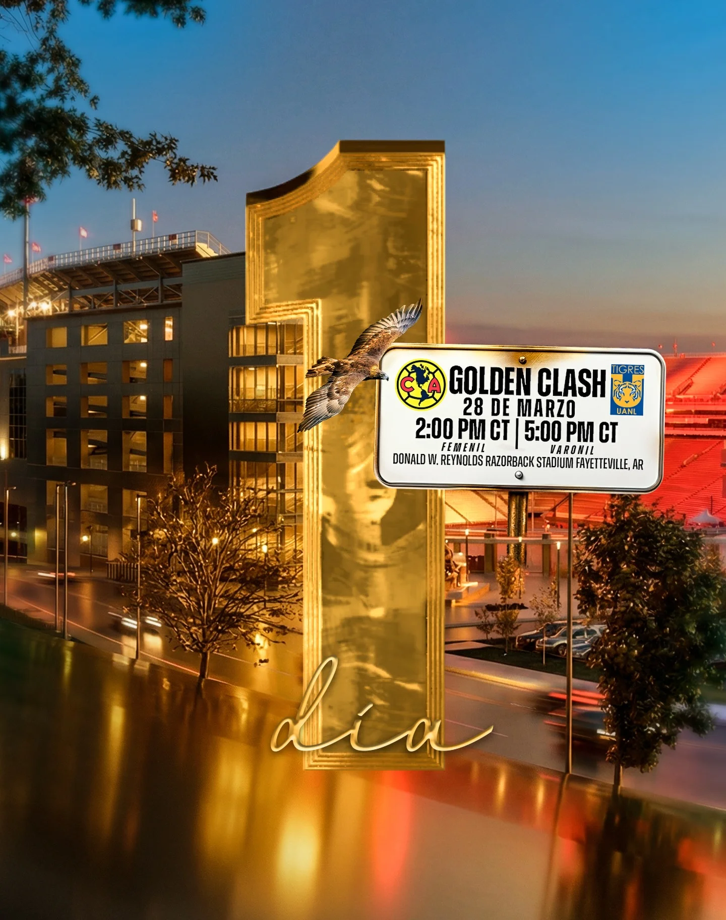 ¡Mañana es el gran día! Te queremos ver en el #GoldenClash. 🫵😁 🎟️...