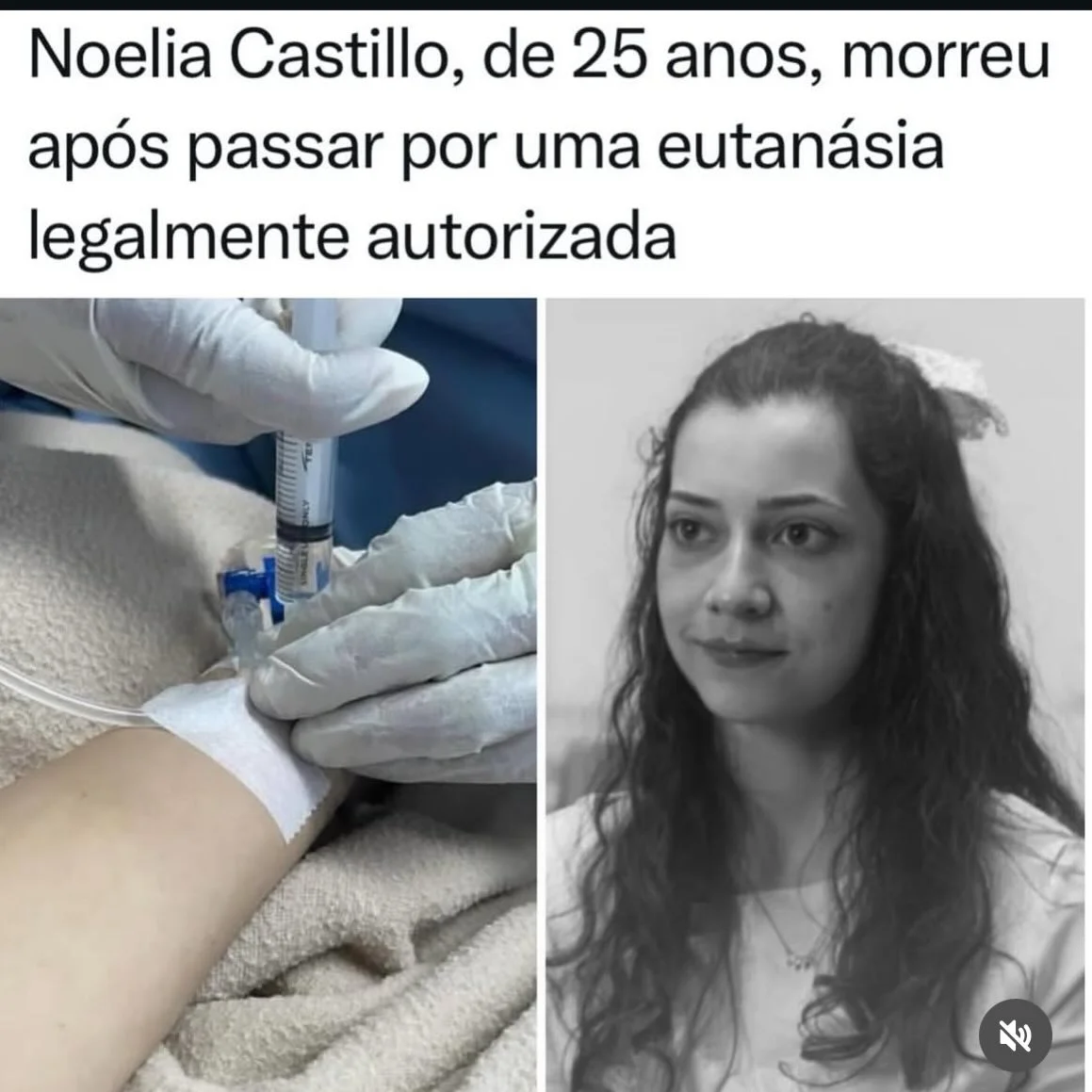 Noelia Castillo, de 25 anos, morreu nesta quinta-feira (26) após pass...