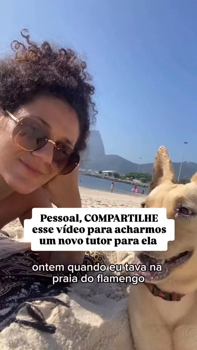 A doguinha está no Rio de Janeiro. To cuidando direitinho dela na med...