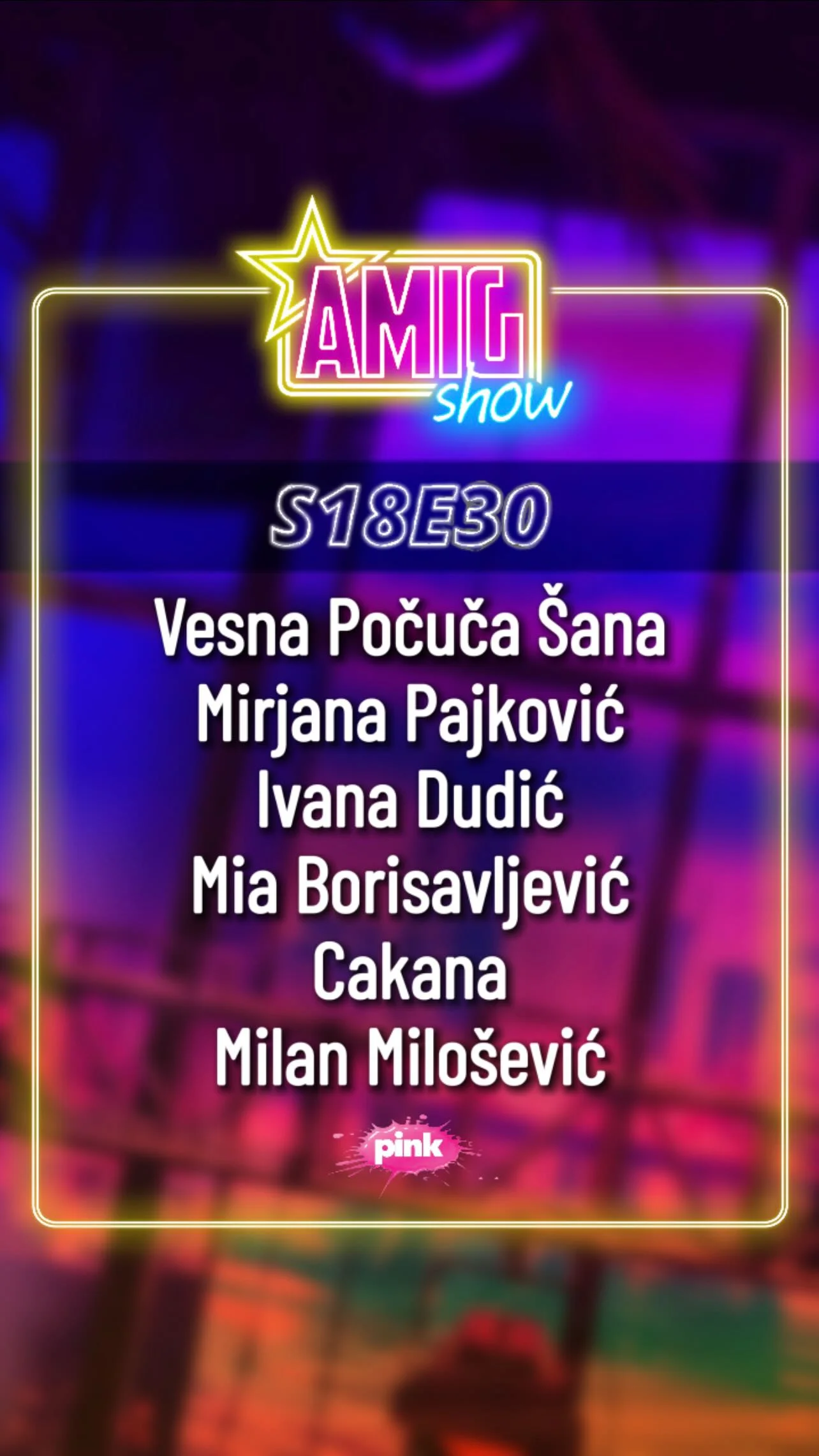 Ovog utorka u vaš omiljeni AmiG Show stiže šarenolika ekipa gostiju s...