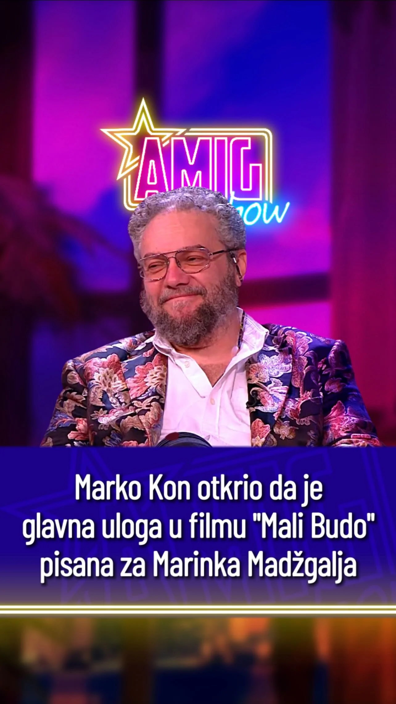 Uloga Malog Bude pisana je za Marinka Madžgalja!