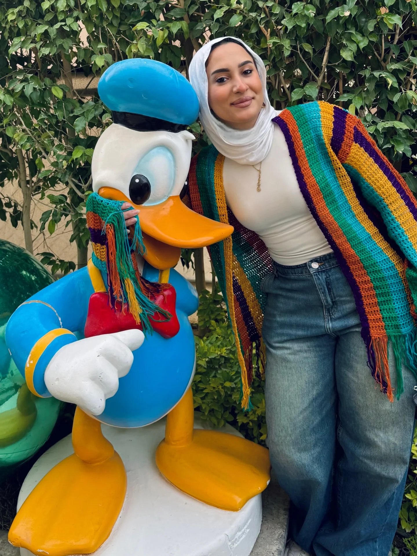 Didn’t know Donald Duck was my fashion inspiration 😭😂