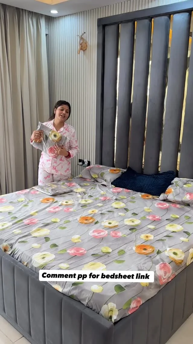 BEDSHEET link के लिए कमेंट में pp या link लिखें और अपना इनबॉक्स चेक क...