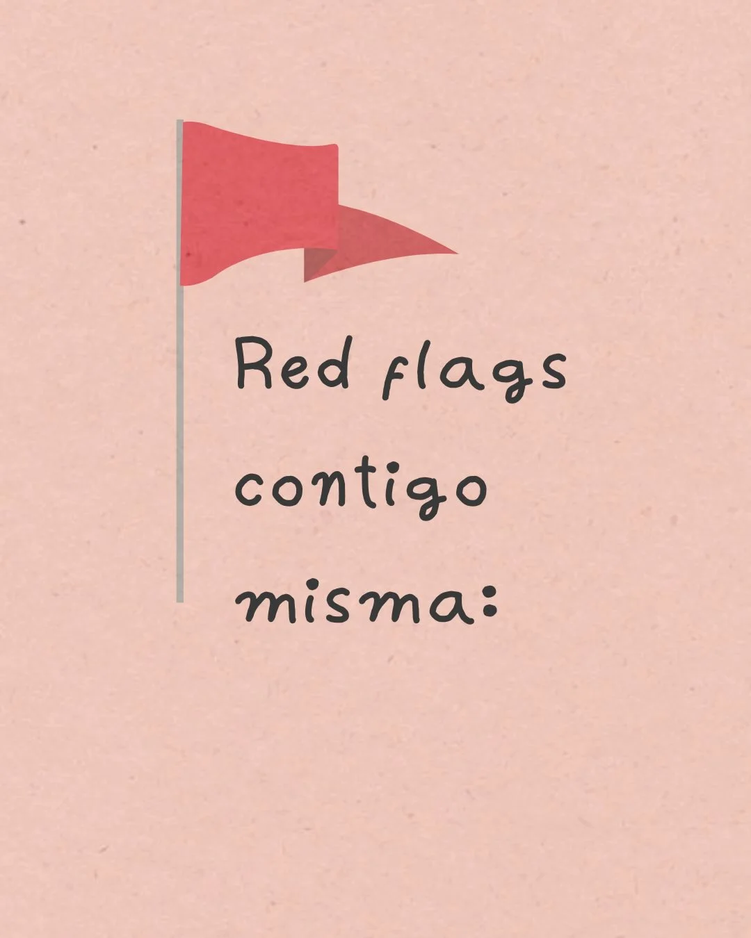 ¿Identificas algunas red flags en ti? Reconocerlas no es juzgarte, es...