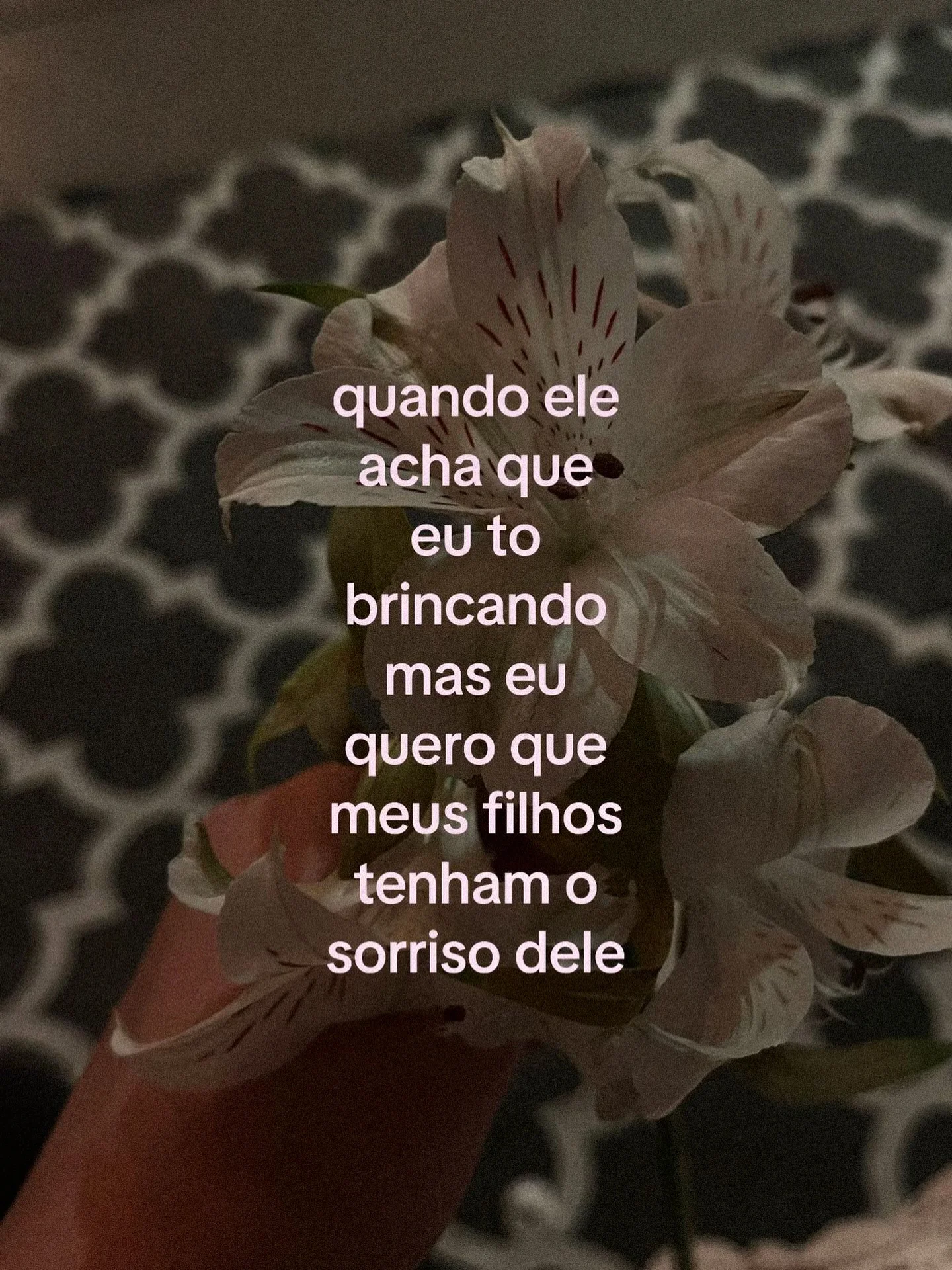 quando ele acha que eu tô brincando, mas já imaginei a nossa família 💘