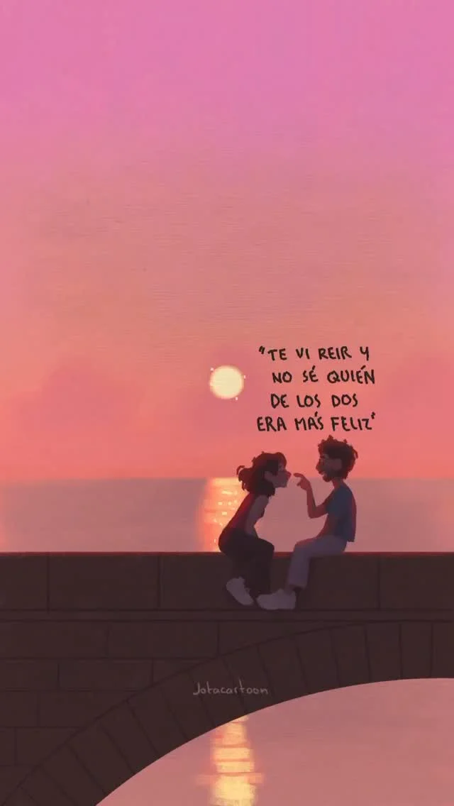 Quién de los dos era más feliz 🙂 💞✨ Créditos a @jotacartoon ✍🏻